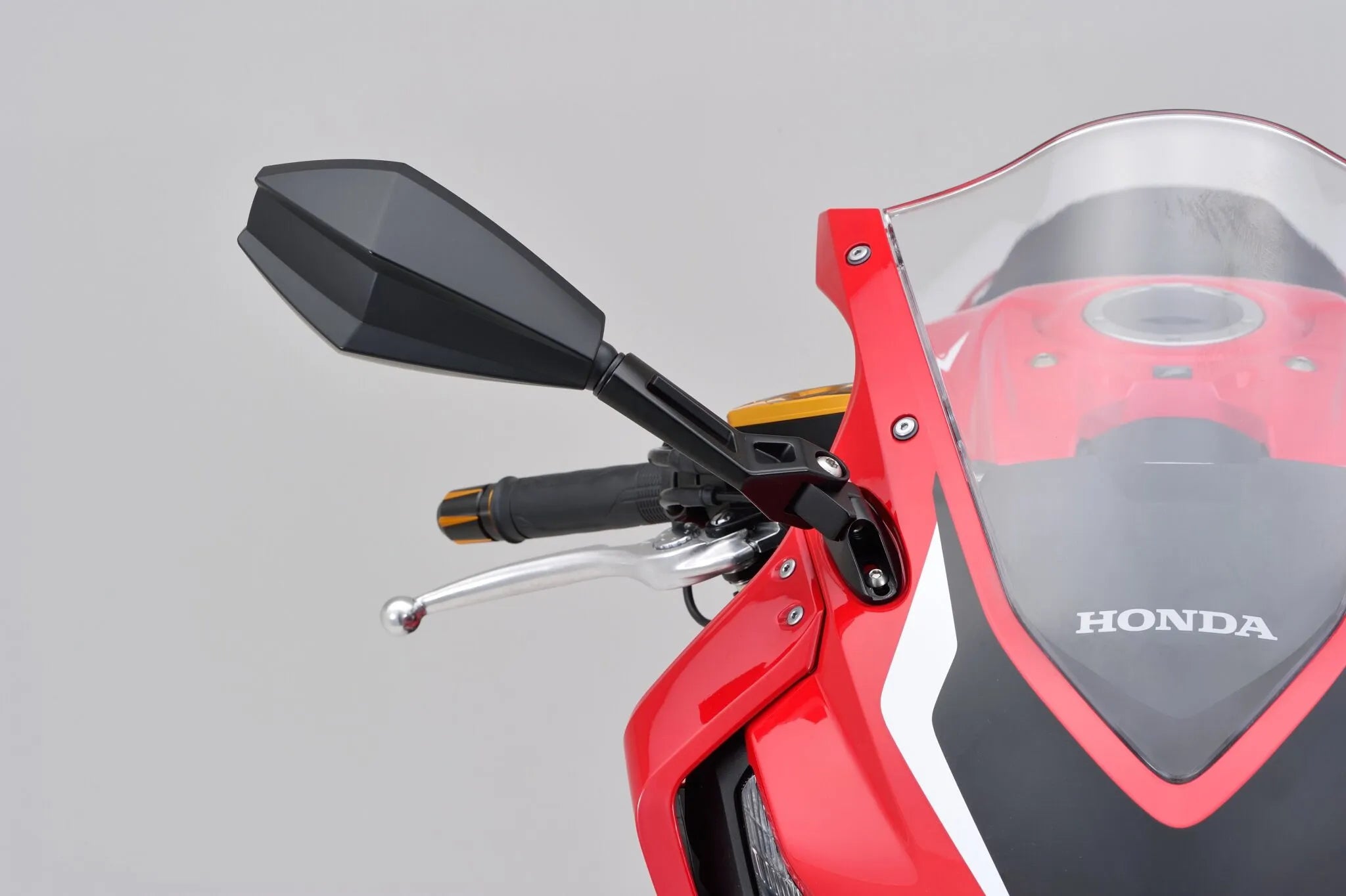 Daytona Aluminum Abs Mirror - Black