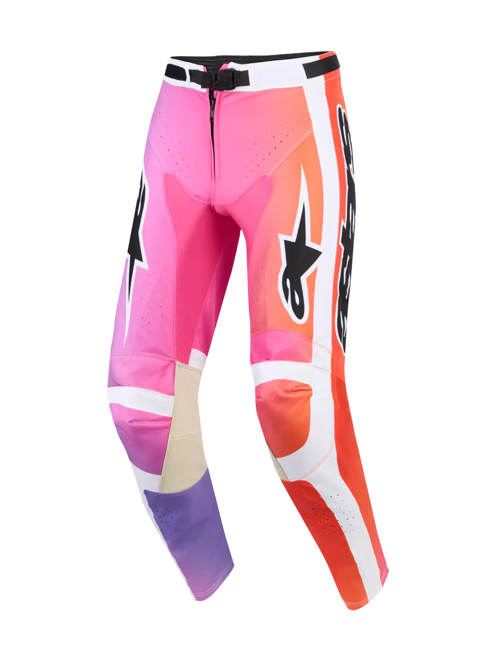Alpinestars Racer Air Portl Pants - Orange/Pink/Purple/White