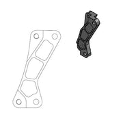 Moto-master Supermoto Rotor Adapter Bracket For 320mm Rotors