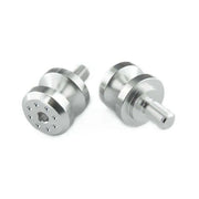 Pro Bolt Swingarm Spools For Motorcycles (Silver)