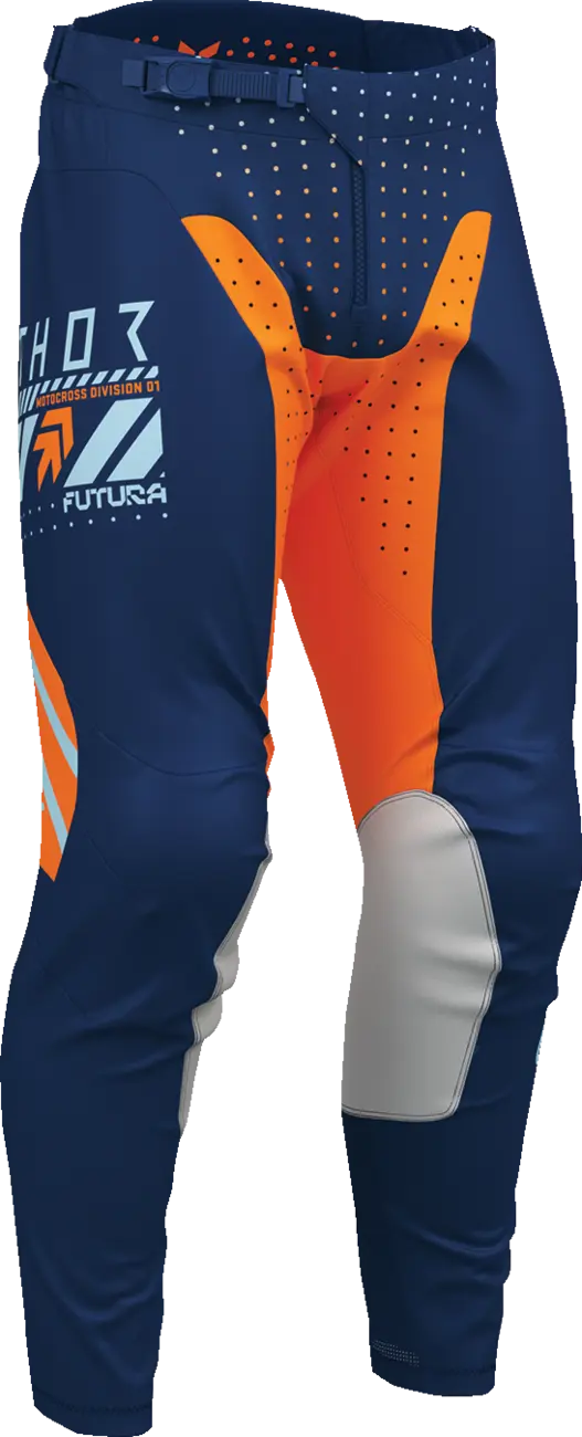 Thor Launchmode Futura Pants - Light Blue/Gray/Orange/Navy