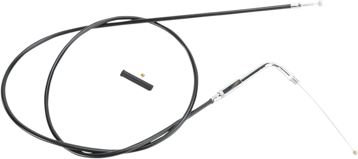 Drag Specialties Black Vinyl Throttle Cable 54-inch Housing