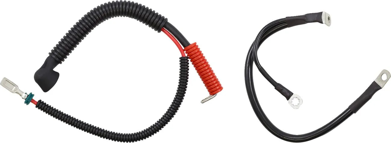 Drag Specialties Battery Cable Set for Motorcycles