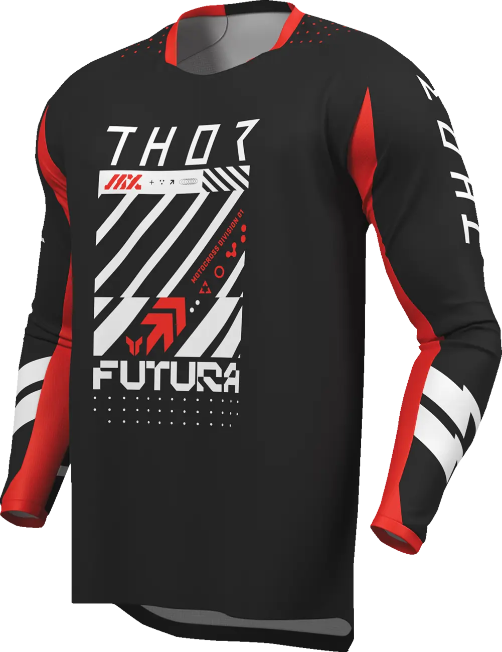 Thor Youth Launchmode Futura Jersey Black/Red