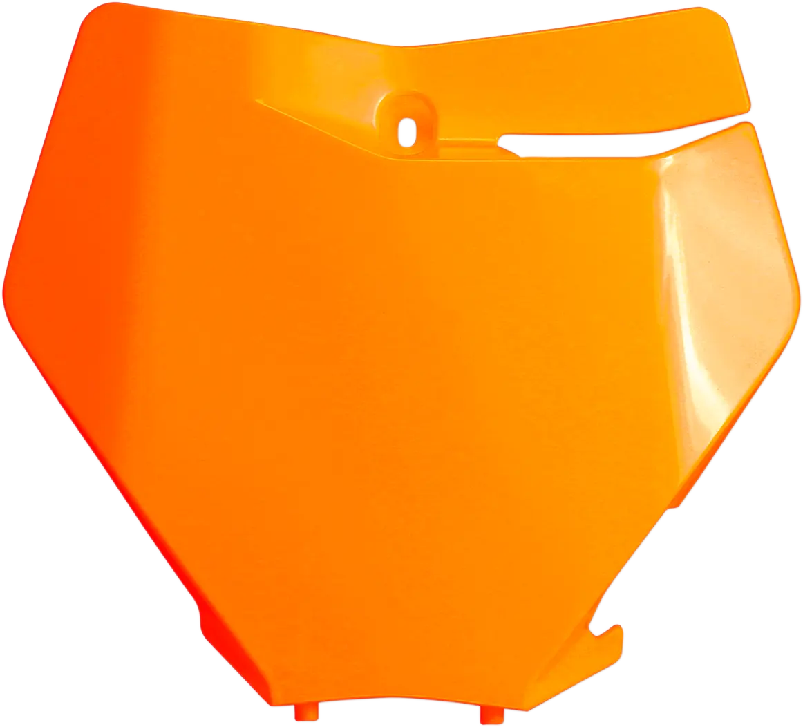 Ufo Front Number Plate For Ktm - Fluorescent Orange