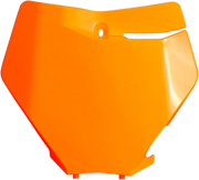 Ufo Front Number Plate For Ktm - Fluorescent Orange