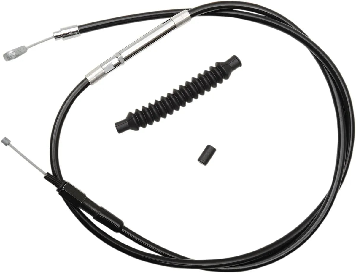 La Choppers Black Vinyl Braided Clutch Cable