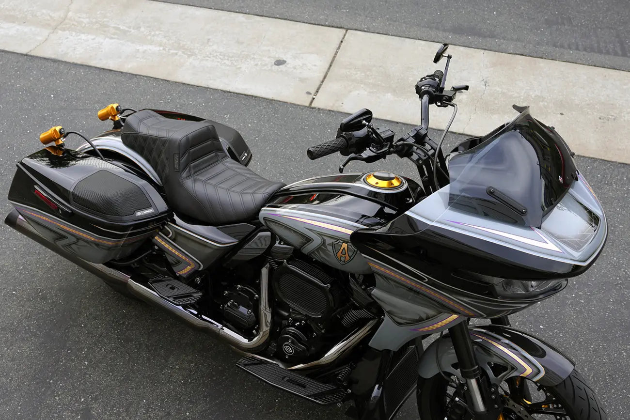 Arlen Ness Pop-up Gas Cap In Gold Billet Aluminum
