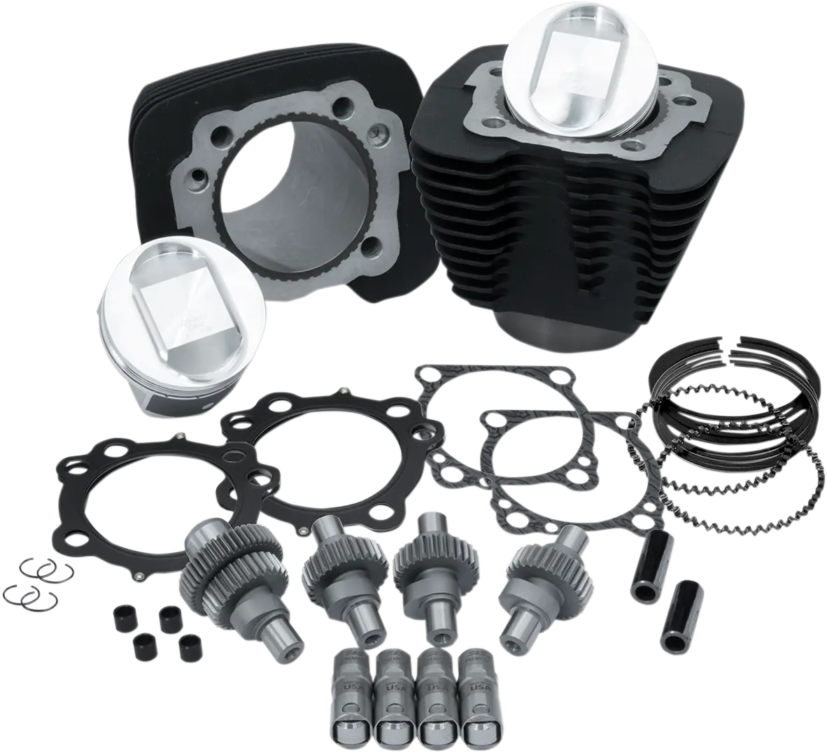 S&S Cycle Hooligan 1200-1250cc Black Engine Performance Kit