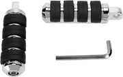 Drag Specialties Foot Pegs - Chrome & Black
