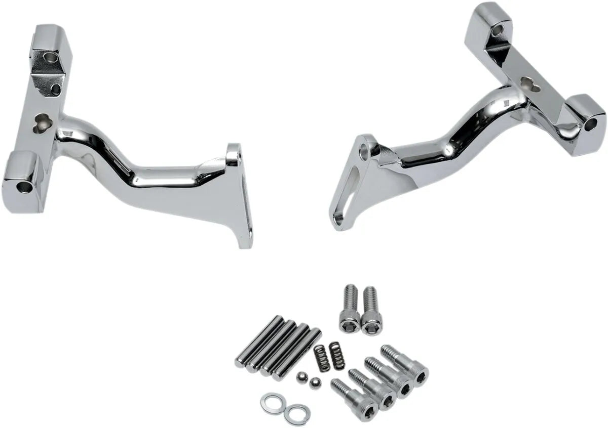 Drag Specialties Passenger Floorboard Mounts - Chrome