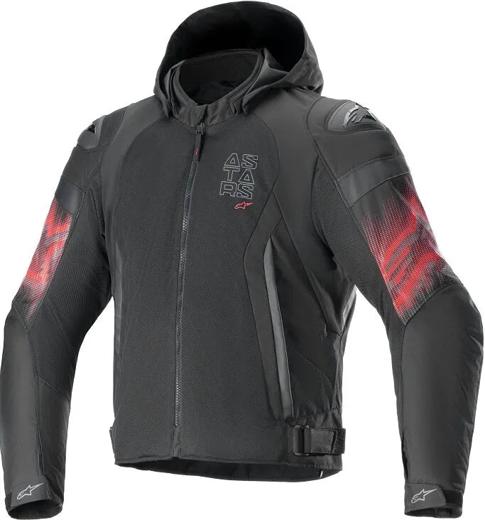 Alpinestars Zaca Air Venom Textile Jacket - Black/Red