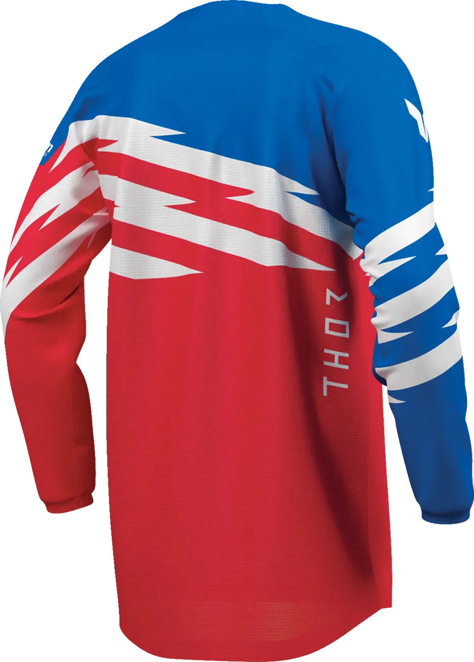 Thor Youth Launchmode Shockie Jersey Red/Blue