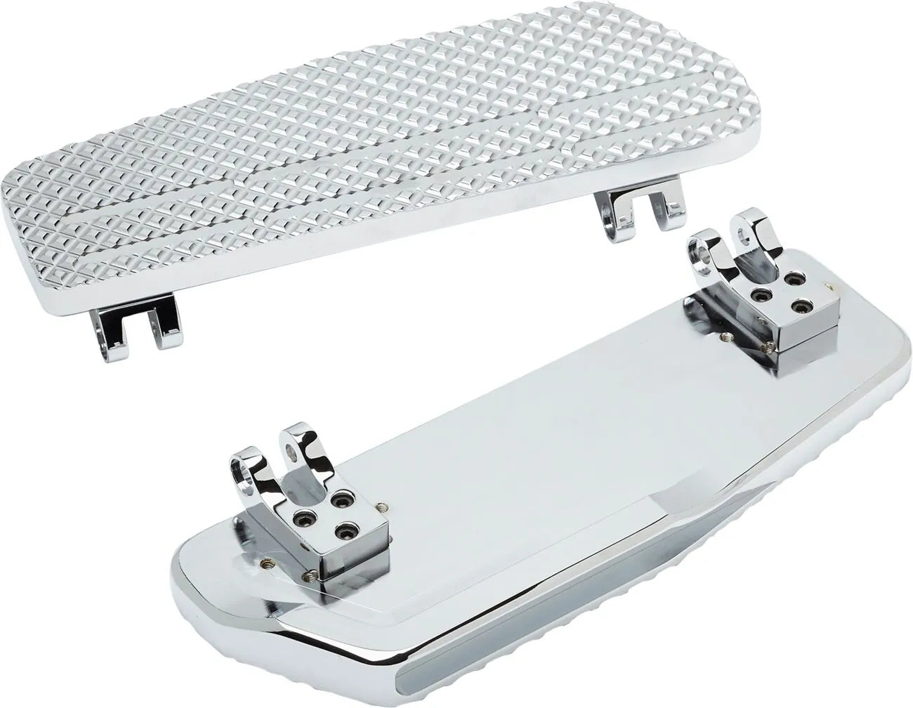 La Choppers County Line Floorboards - Chrome