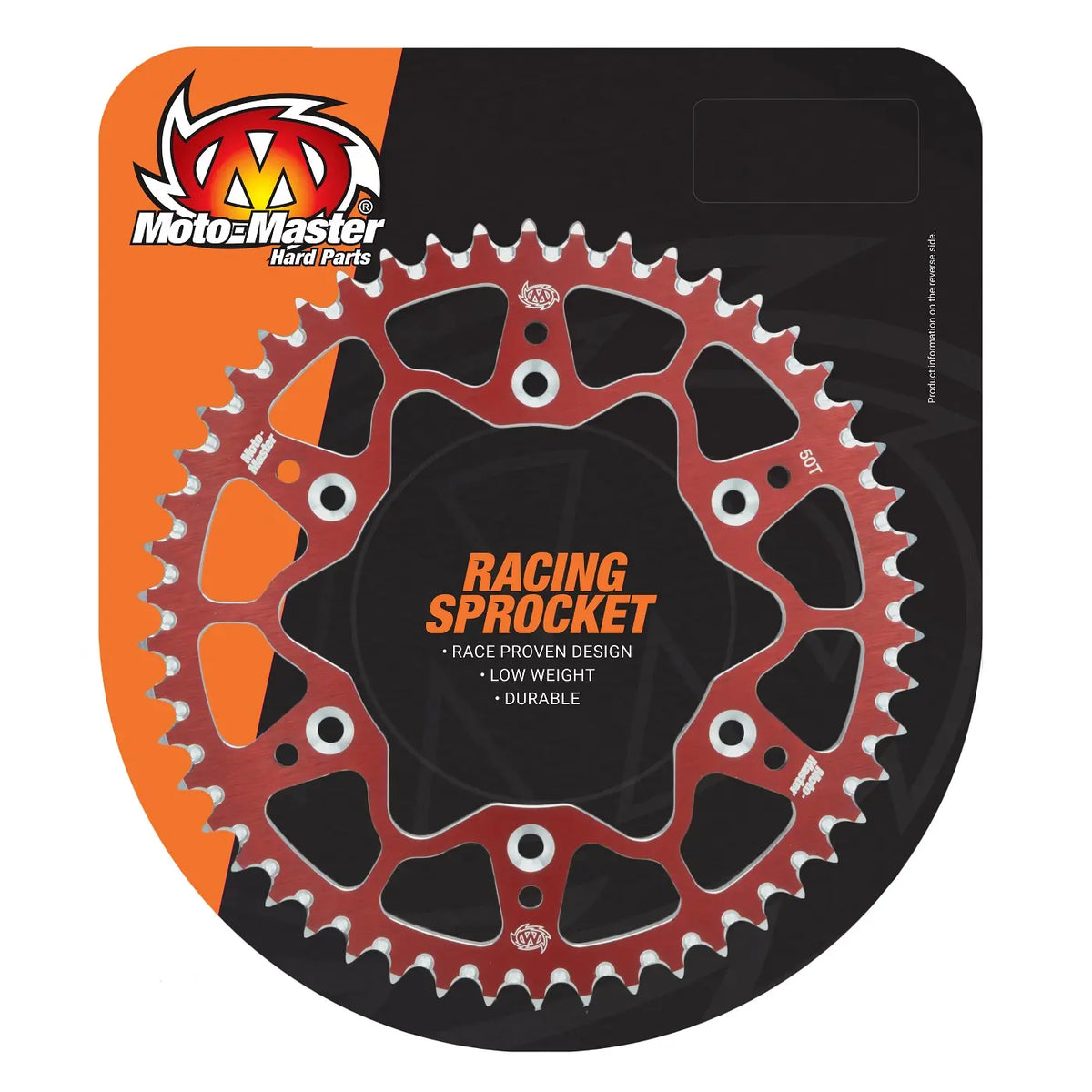 Moto-Master Rear Sprocket 420-53T Red for Honda