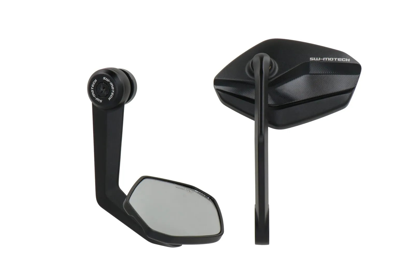 Sw-motech Bar End Mirrors - Black Aluminum