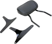 Cobra Round Sissy Bar - Black Steel