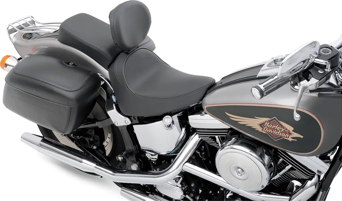 Drag Specialties Backrest Compatible Solo Seat - For Harley Davidson