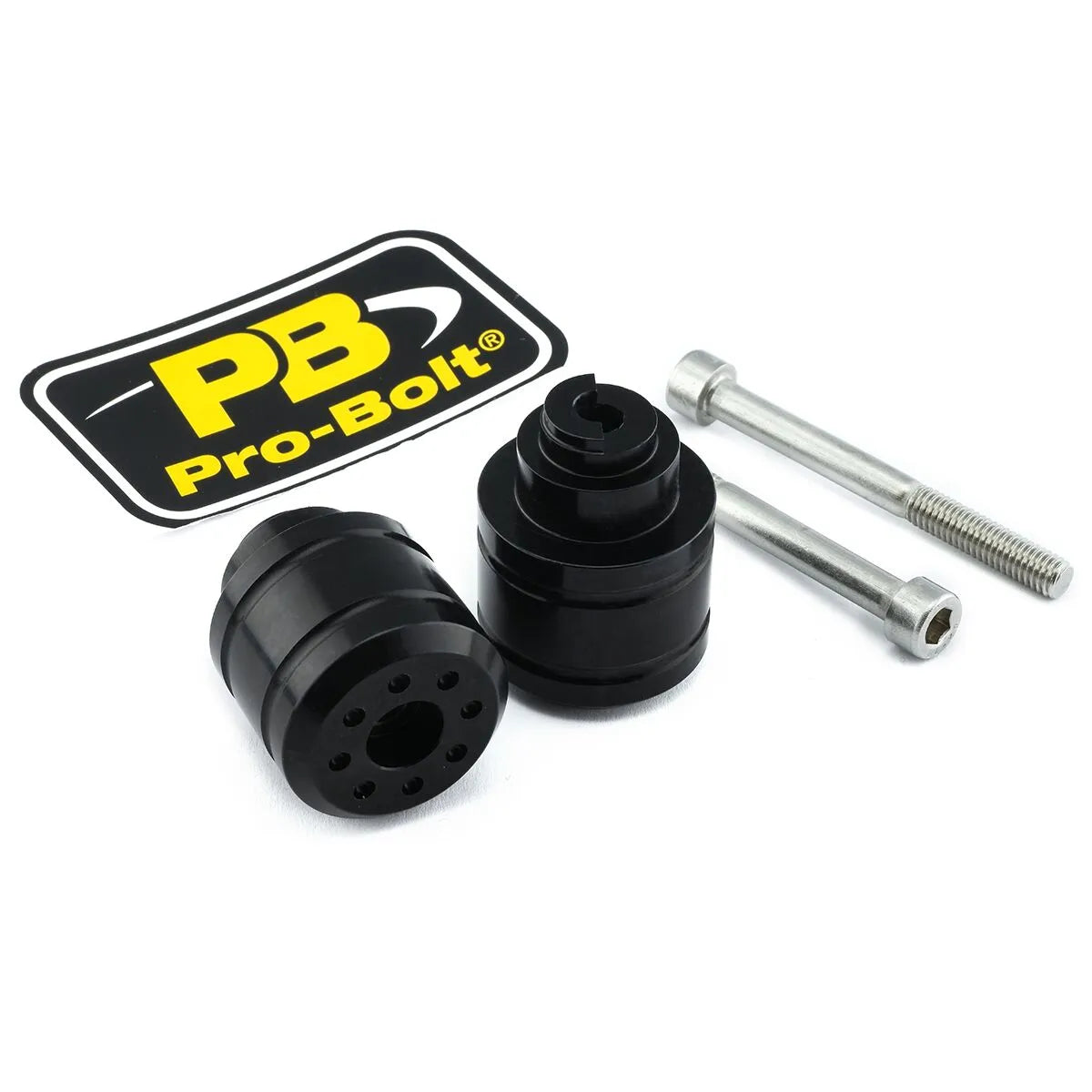 Pro Bolt Aluminium Bar Ends - Black