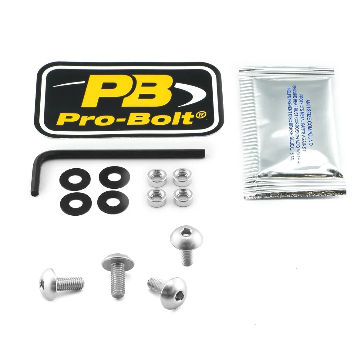 Pro Bolt Aluminium Screen Bolt Kit