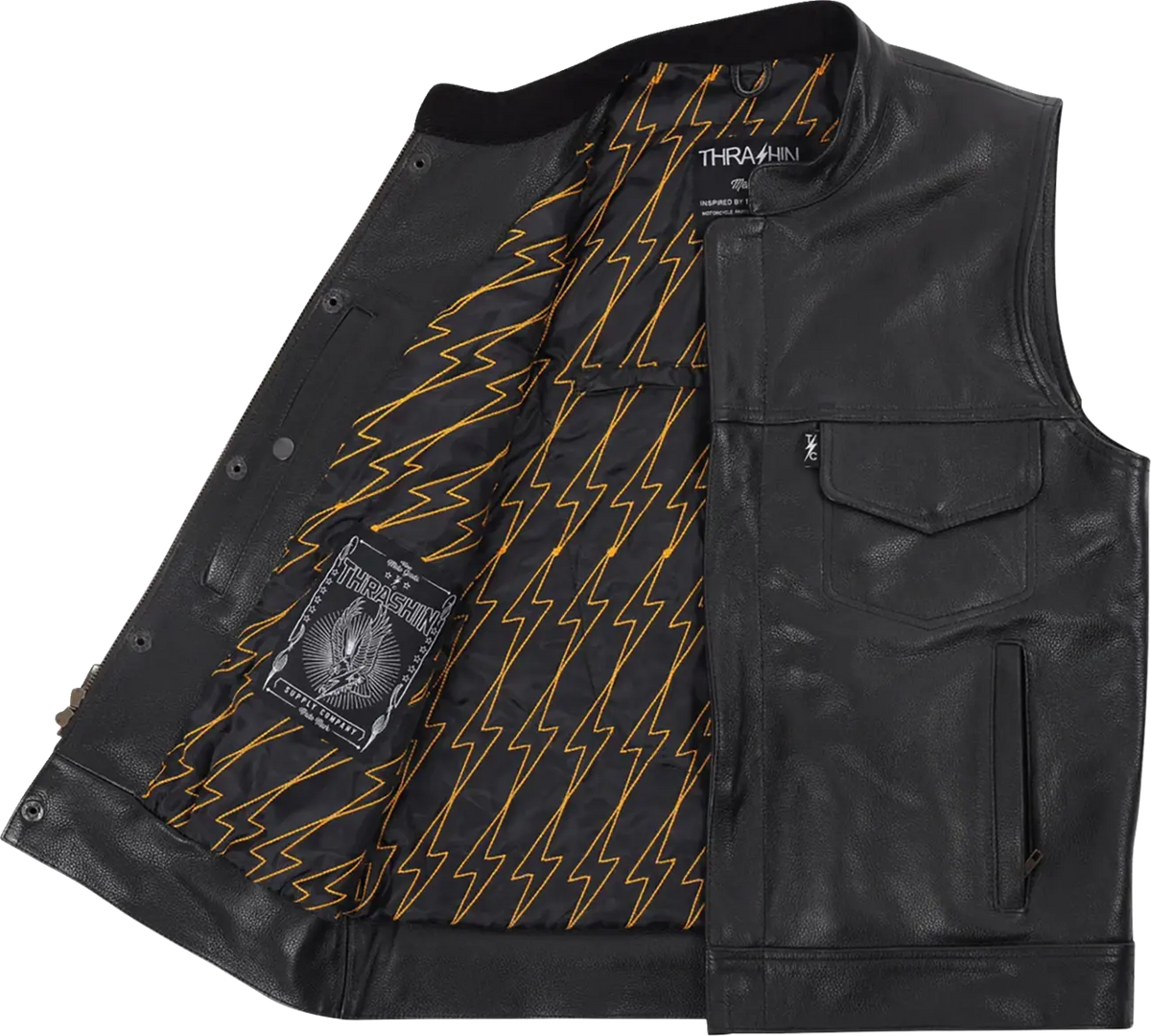 Thrashin Supply Co Mulholland Leather Riding Vest