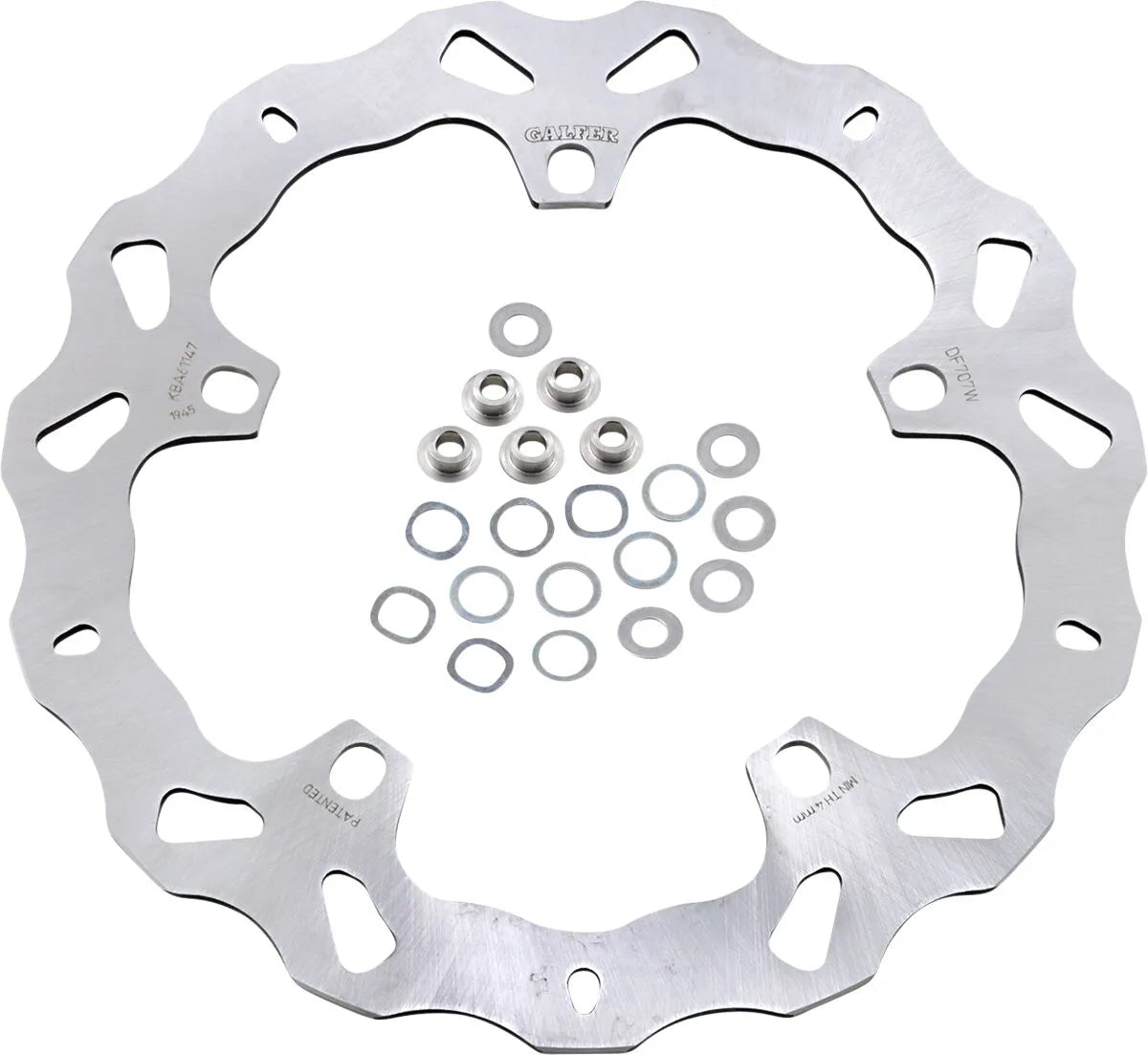 Galfer Brake Rotors For Motorcycle - 320mm Stainless Steel - Front