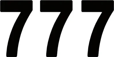Factory Effex Pro Numbers Plate Graphic - Black