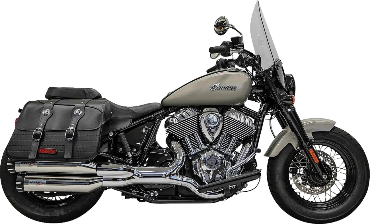 Bassani Xhaust 4" Slip-on Lyddæmpere med Sorte Endestykker