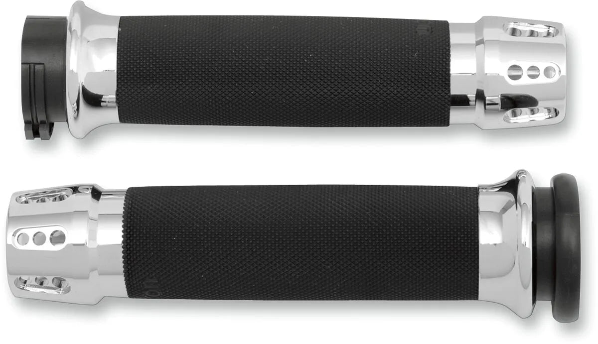 Avon Grips Gatlin Custom Grips - Chrome/black