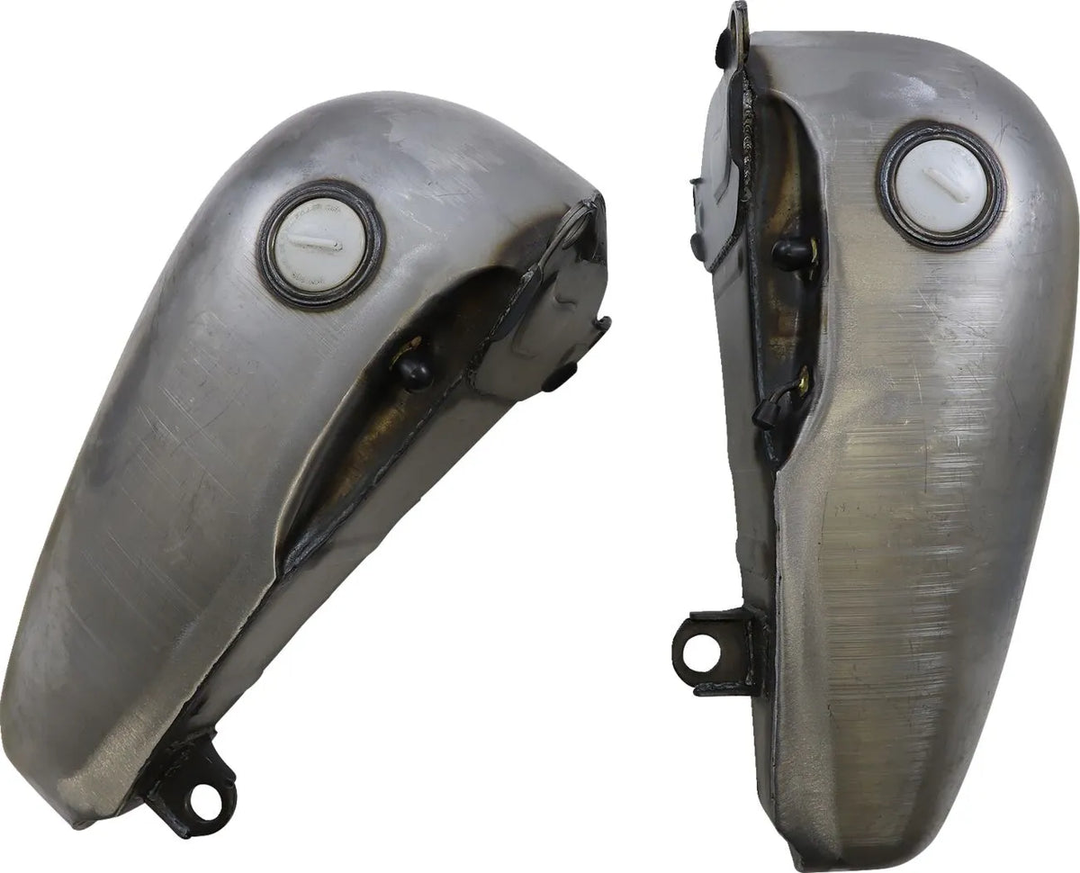 Drag Specialties Fat Bob Flatside Gas Tank - 18.9L - Raw - 011242-BX36