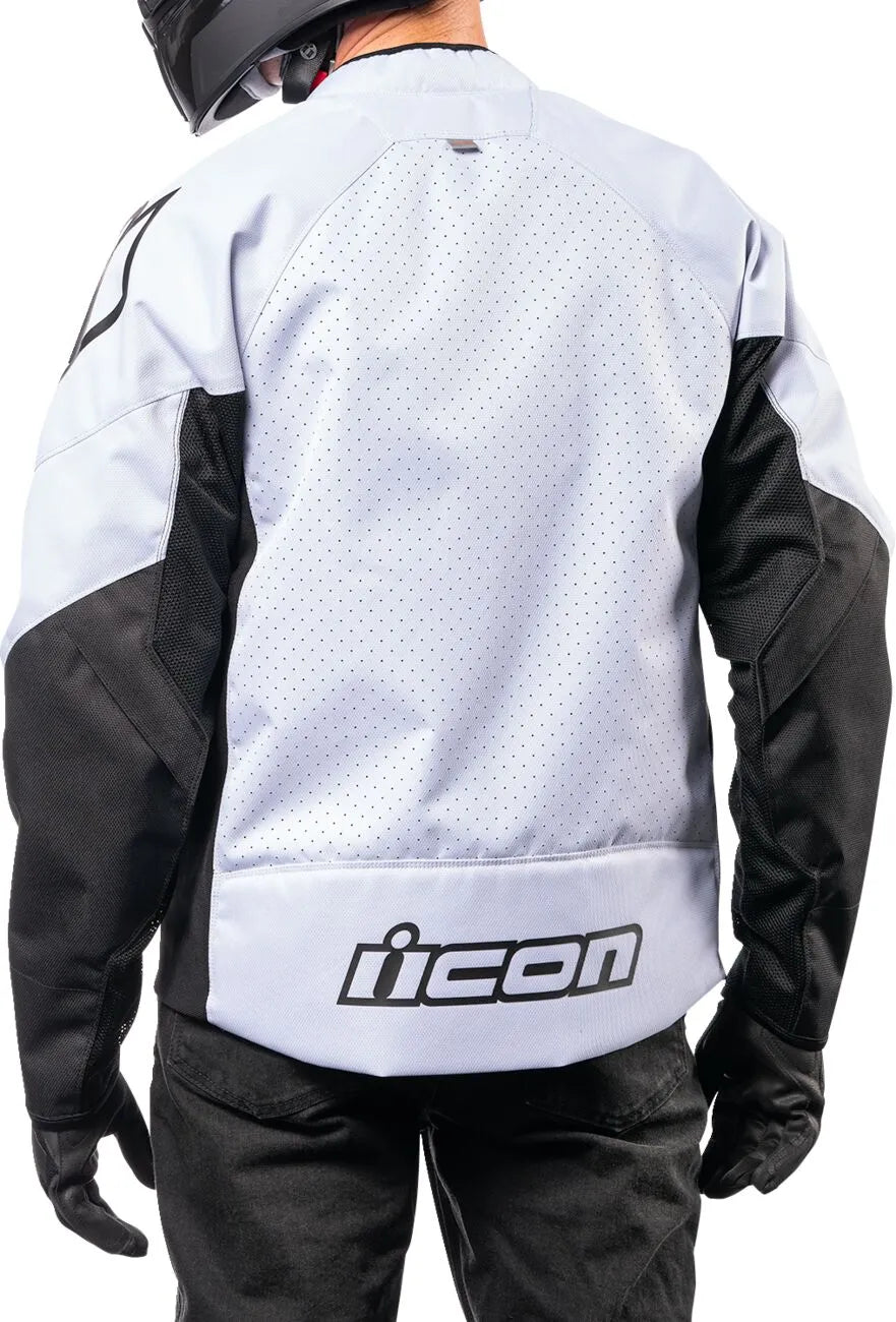 Icon Hooligan™ Jacket Foreet Sport Riding - Black/White