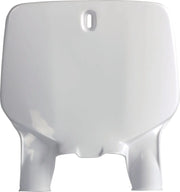 Polisport White Front Number Plate For Motorcycle