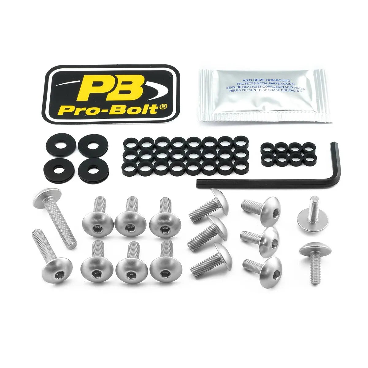 Pro Bolt Aluminium Fairing Bolt Kit For Yamaha