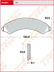 Trw Rsi Series Sintered Off-road Race Brake Pads