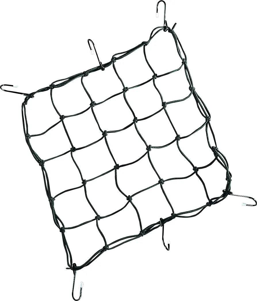 Drag Specialties Black Cargo Net 15" X 15"