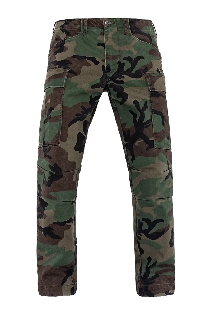 John Doe Monolayer Cargo Riding Pants Camo