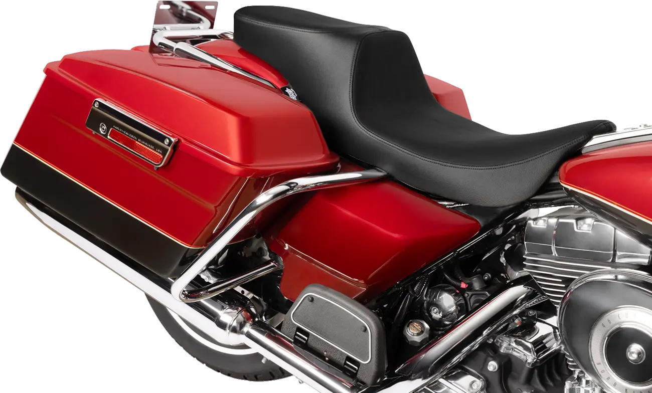 Drag Specialties Predator 2-up Seat - For Harley Davidson