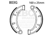 Ebc Organisk Bremsebakke Sæt 160mm - Foran
