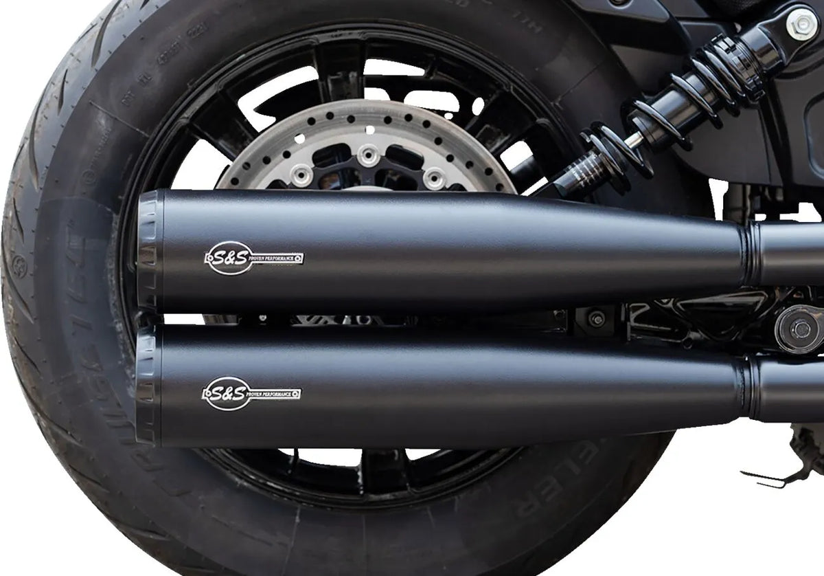 S&S Cycle Grand National Slip-on Lyddæmpere Til Indian Scout
