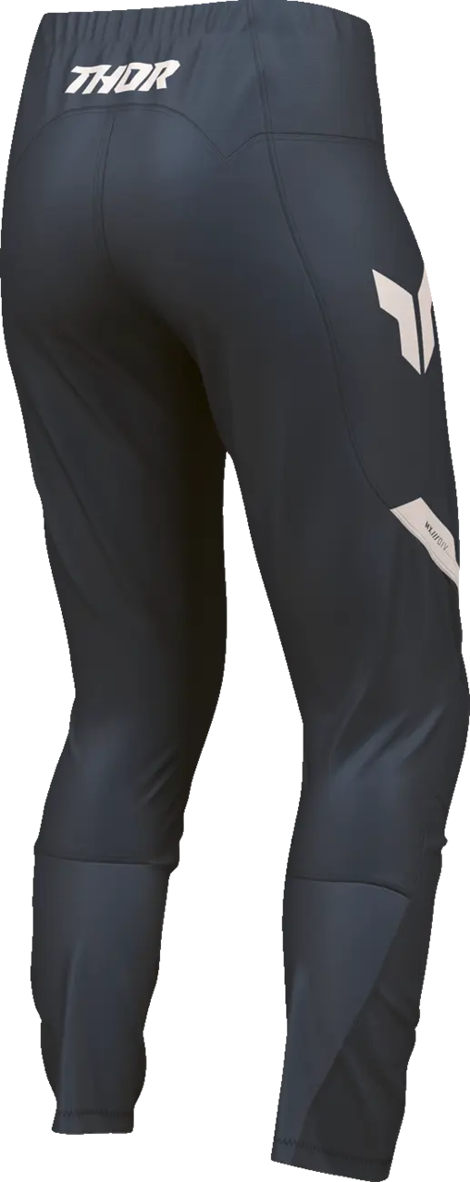 Thor Women's Ridemode Menace Racewear Pants - Light Gray/Midnight Blue