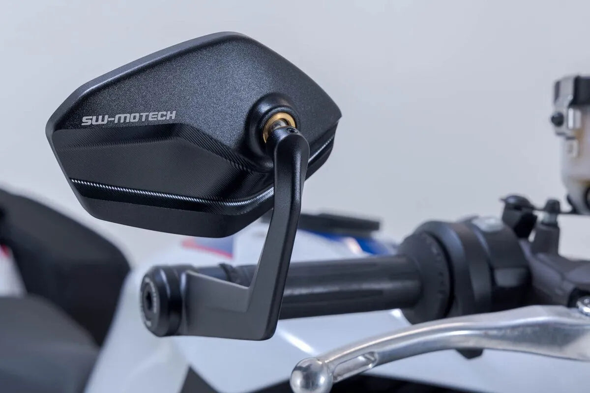 SW-Motech Bar End Mirrors - Black - MIR.07.865.10000