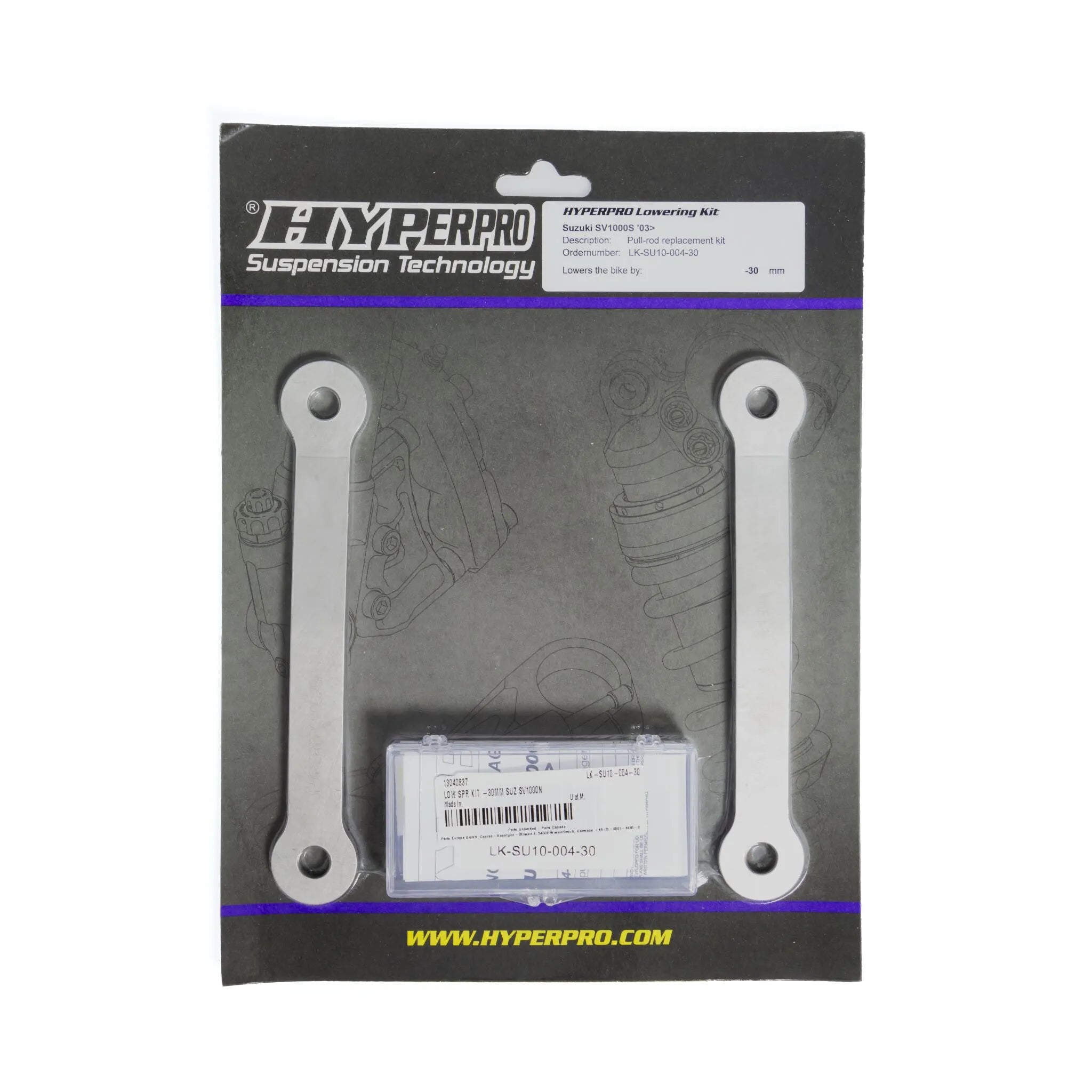 Hyperpro Lowering Kit W/link-system For Rear Suspension