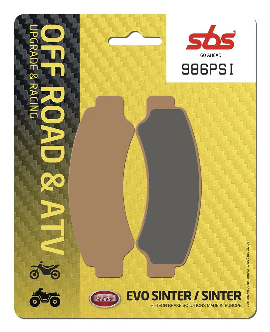Sbs Psi Sintered Metal Brake Pads For Atv/utv - Front