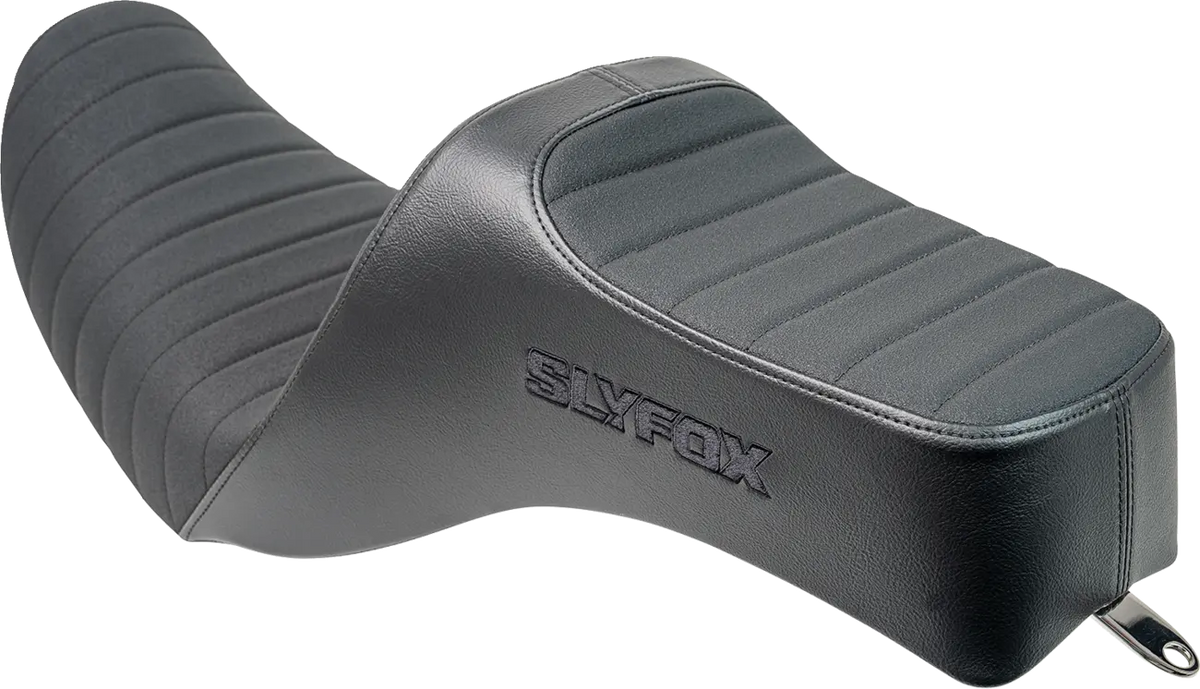 Slyfox High Noon Seat Black Stitch for Harley-Davidson Dyna