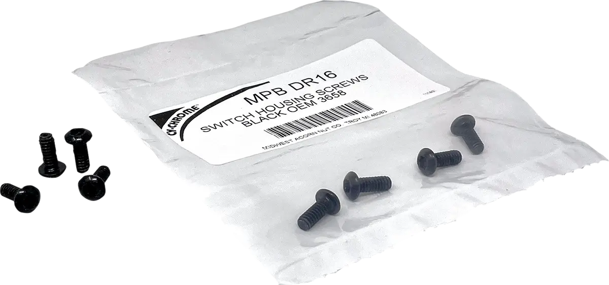 Drag Specialties Switch Housing Screw Kit 10-24 x 1/2"