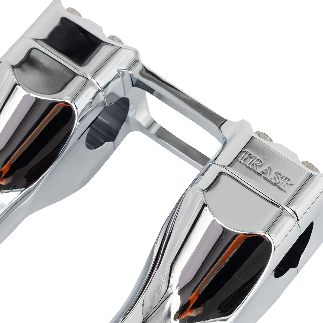 Trask Assault Handlebar Risers - 4" Chrome