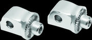 Kuryakyn Footpeg Adapters - Chrome, Adjustable
