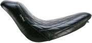 Le Pera Bare Bones Solo Seat - Diamond Stitch - For Harley Davidson