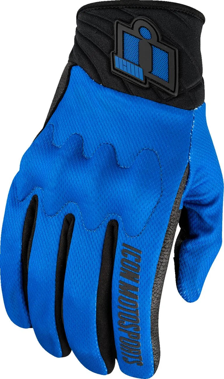 Icon Anthem3™ Gloves - Black/Blue