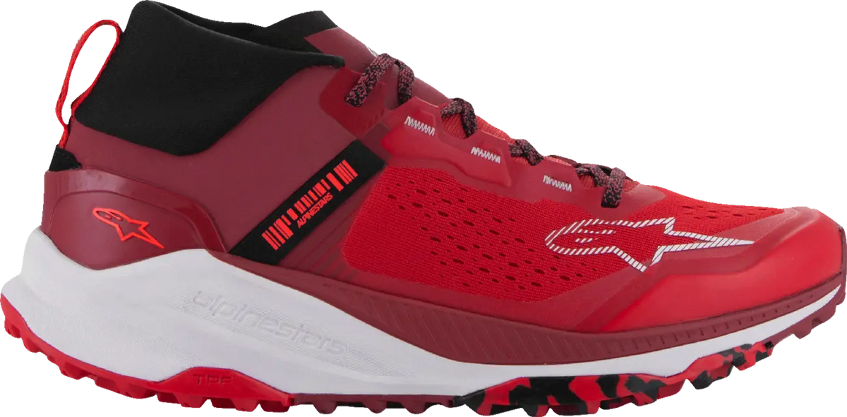 Alpinestars Meta XR V2 Shoes Burnt Red Dark Red White